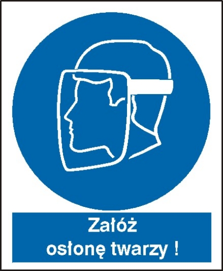 Nakaz stosowania osłony twarzy